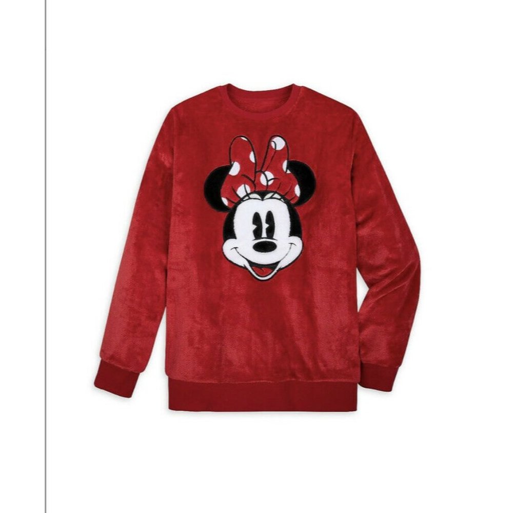 Disney Parks Minnie Mouse Fleece Pullover 2XL